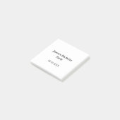 Verlovingsfeest naam datum eenvoudig minimaal getu post-it® notes (Schuin)