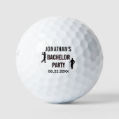 Verlovingsfeest Naam Datum Golfballen (Voorkant)