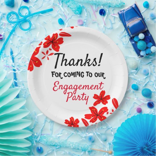 Verlovingsfeest Papieren Bordje (Feest)
