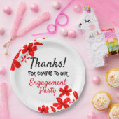 Verlovingsfeest Papieren Bordje (Feest)