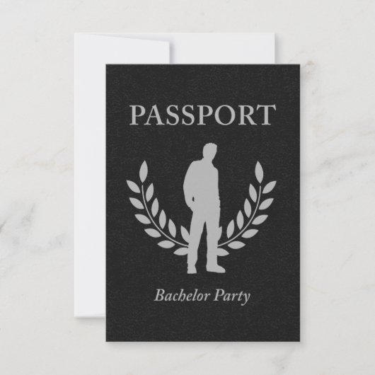 verlovingsfeest paspoort kaart (Voorkant)