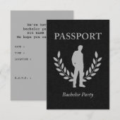 verlovingsfeest paspoort kaart (Voorkant / Achterkant)