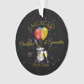 Verlovingsfeest Persoonlijk Ornament (voorkant)