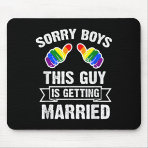 Verlovingsfeest-shirt Lgbt Gay Pride Bruidegom Bru Muismat