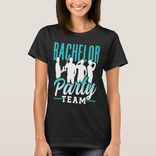Verlovingsfeest Team Bruidegom Bruid 2  T-shirt (Voorkant)