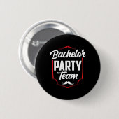 Verlovingsfeest Team Bruidegom Bruid Ronde Button 5,7 Cm (Voorkant /achterkant)
