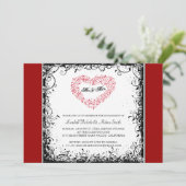 Verlovingsfeest uitnodigingen (Staand voorkant)