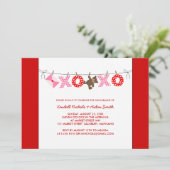 Verlovingsfeest uitnodigingen (Staand voorkant)