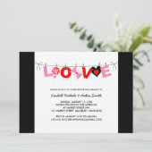 Verlovingsfeest uitnodigingen (Staand voorkant)