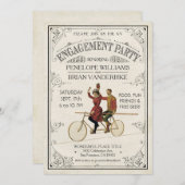 Verlovingsfeest uitnodigingen | Antiek (Voorkant / Achterkant)