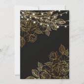 Verlovingsfeest uitnodigingen platte kaart (Achterkant)