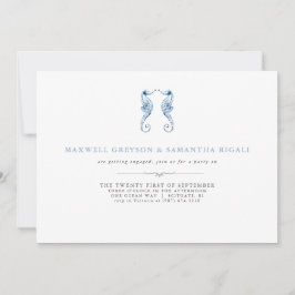 Verlovingsfeest Uitnodigingen Waterverf Strand