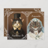 Verlovingsfeest, verloving douche uitnodiging briefkaart (Voorkant / Achterkant)