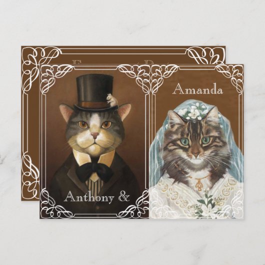 Verlovingsfeest, verloving douche uitnodiging briefkaart (Voorkant / Achterkant)