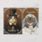 Verlovingsfeest, verloving douche uitnodiging briefkaart (Voorkant)