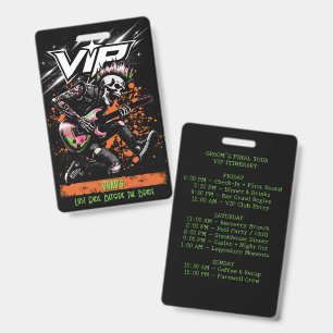 Verlovingsfeest VIP-badge Backstagepas Badge