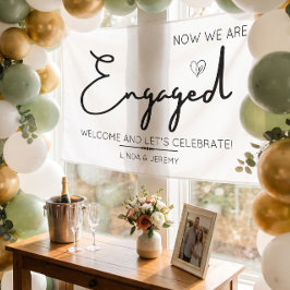 Verlovingsfeest welkom spandoek
