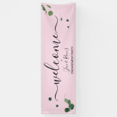 Verlovingsfeest Welkom Teken Eucalyptus Wedding Spandoek (Verticaal)