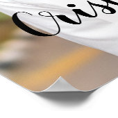 Verlovingsfeest welkomstbord met foto poster (Hoek)