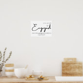 Verlovingsfeest welkomstbord poster (Keuken)