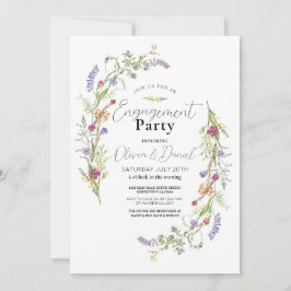 Verlovingsfeest Wildflowers Floral Ditsy Kaart