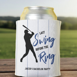 Verlovingsfeestje Honkbal Laatste Swing Voor de Ri Blikjeskoeler