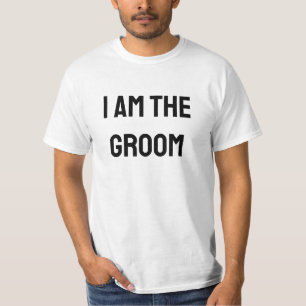 Verlovingsfeestje ik ben de bruidegom grappig t-shirt
