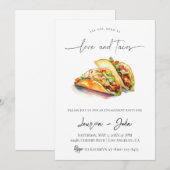 Verlovingsfeestje Love and Tacos Kaart (Voorkant / Achterkant)