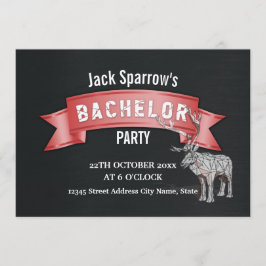 Verlovingsfeestje Rood Lint Zwart Metaal Textuur Kaart