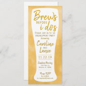 Verlovingsfeestje voor 'Brouwen voor ik trouw' Kaart (Voorkant / Achterkant)