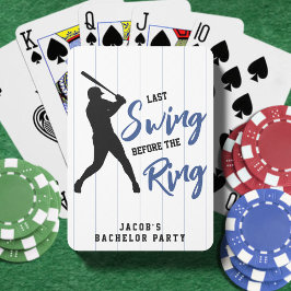 Verlovingsfeestje voor honkbalvrijgezellen Laatste Pokerkaarten