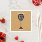 VERLOVINGSFEestje Wijnglas ELKE KLEUR Servetten (Insitu)