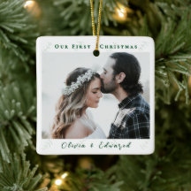 Verlovingsfoto Ons Eerste Kerst Ornament