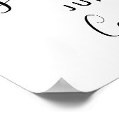 Verlovingsfoto Prop-bord Voor Save the Date Poster (Hoek)