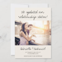 Verlovingsfoto Veranderde Relatiestatus Grappig