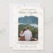 Verlovingsfotoaankondiging 'Beter Samen' Kaart (Voorkant)