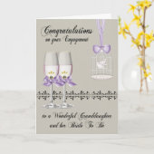 Verlovingsgelukwensen, Lesbische Wenskaart Kaart (Gele Bloem)