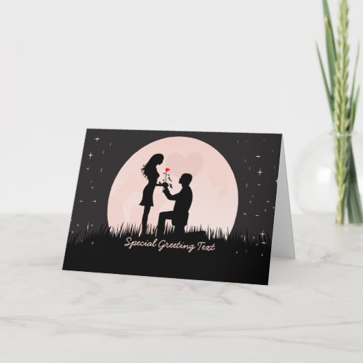 Verlovingskaart Bedankkaart (Voorkant)