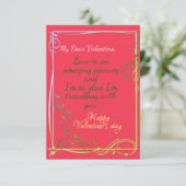 Verlovingskaart Kaart (Staand voorkant)