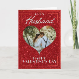 Verlovingskaart met glitter en aangepaste foto voo kaart