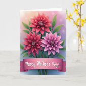 Verlovingskaart met Gradiënt Bloemen Kaart (Gele Bloem)