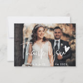 Verlovingskaart met hart en dank je wel kaart (Voorkant)