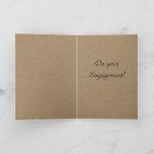 Verlovingskaarten gefeliciteerd kaart (Binnen)