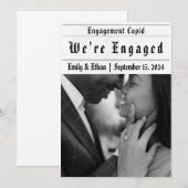 Verlovingskaarten voor de aankondiging van de verl (Voorkant / Achterkant)