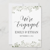 Verlovingskaarten voor de aankondiging van de verl (Voorkant)