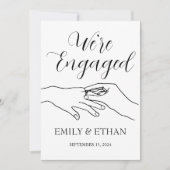 Verlovingskaartjes Kaart (Voorkant)