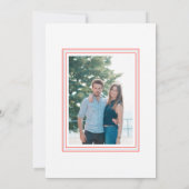 Verlovingskerstkaart, Kerst datum bewaren Save The Date (Achterkant)