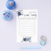 Verlovingslied Namen Bruidsjonker Feestspelkaart F Flyer (Enkel)