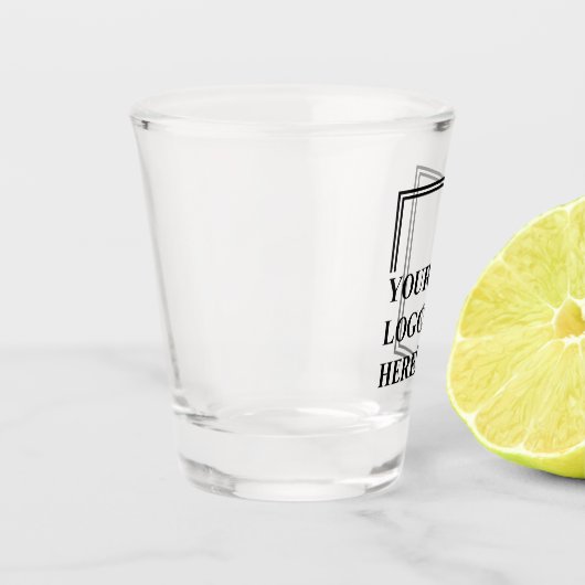 Verlovingsmoderne unieke aangepaste verjaardagslog shot glas (Links)