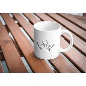 Verlovingsmokkop - Gepersonaliseerd Verlovingscade Koffiemok